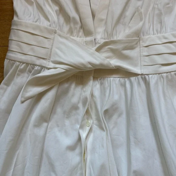 Kobi Halperin White Tie Waist Midi Dress - Picture 9 of 14